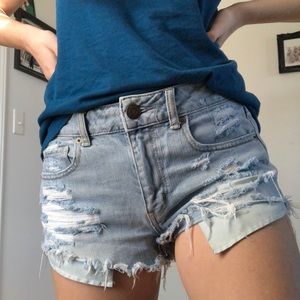🍁Distressed Denim Shorts